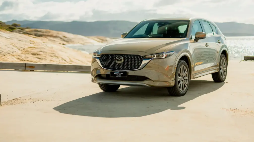 A Mazda CX5 at the Scallop Festival